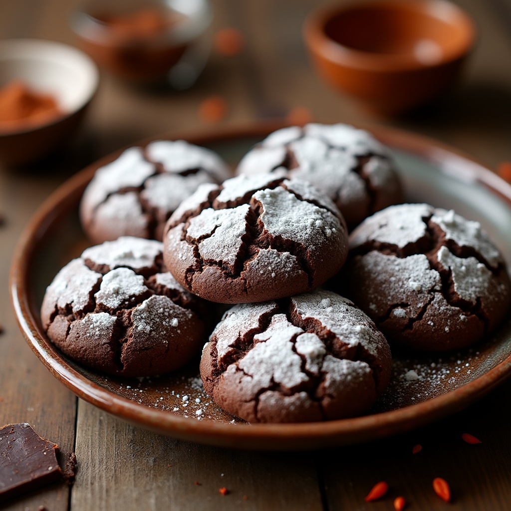 cookies with bittersweet chocolate